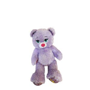 Disney Frozen Anna Build-A-Bear Plush Purple Teddy Bear